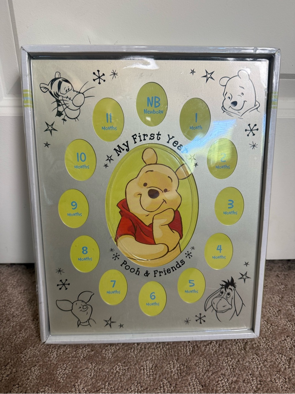 My First Year Photo Frame - Yellow